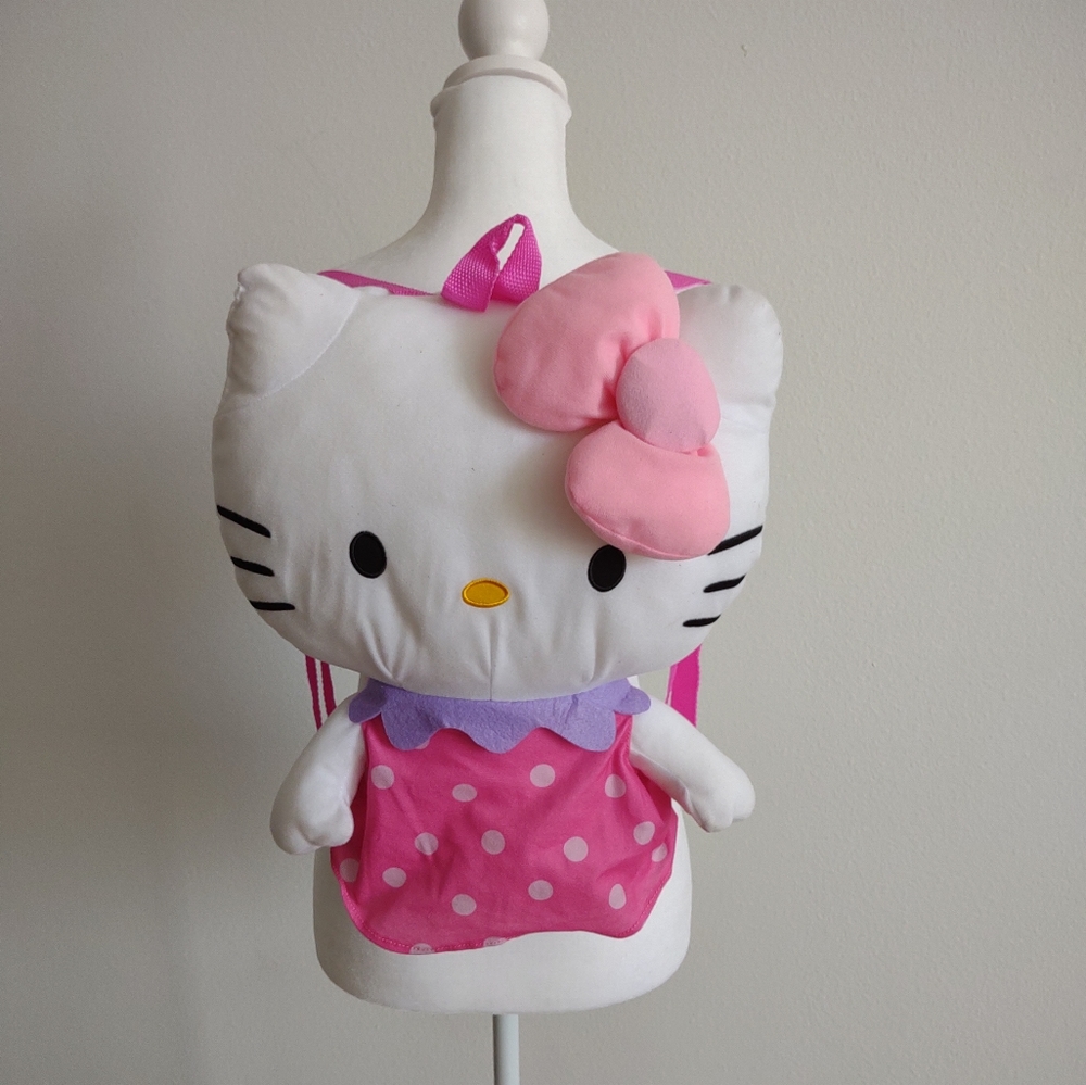 Hello Kitty Sanrio plush backpack 17" long